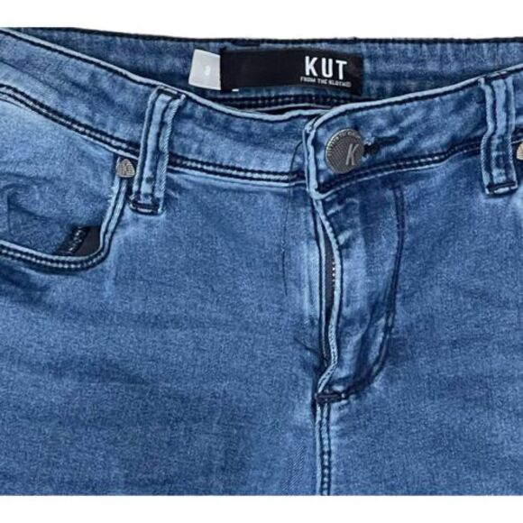 Kut‎ From the Kloth Women's Jeans Jennifer Ultra Skinny Mid-Rise Denim Size 8 - Picture 2 of 9